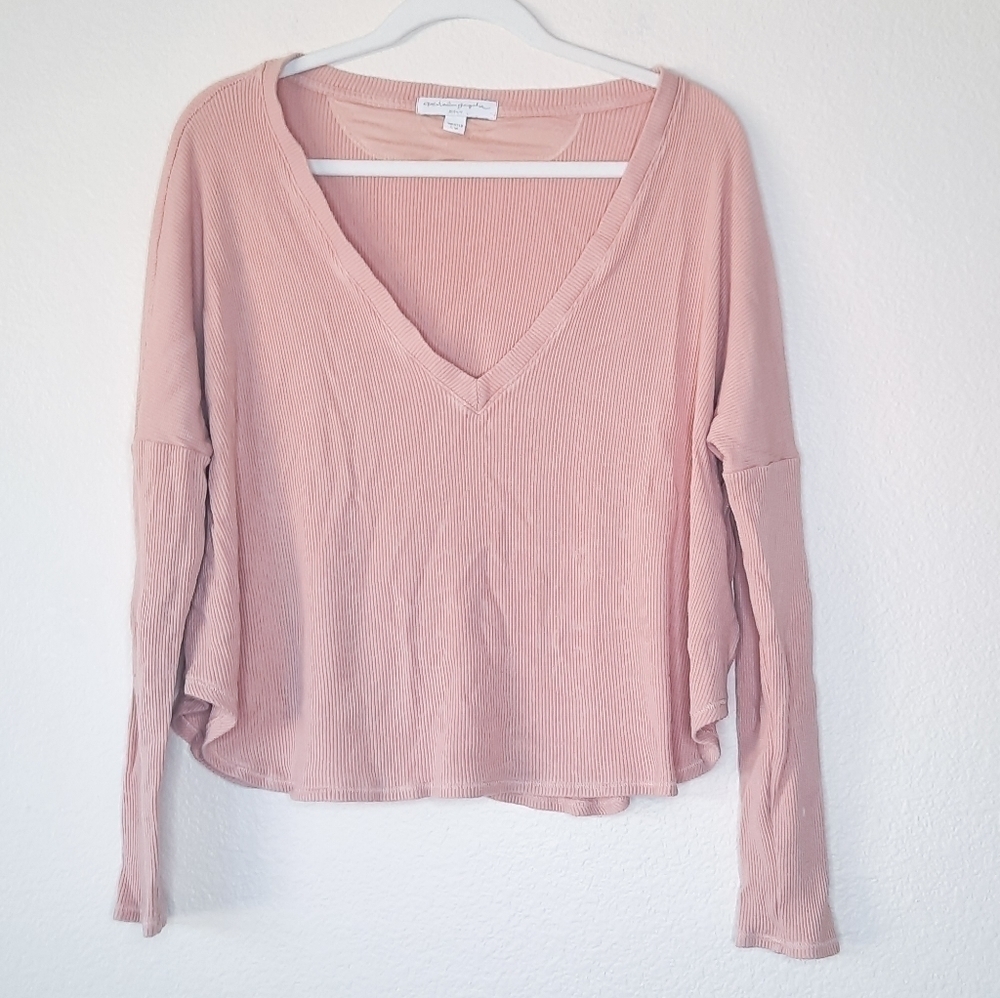 Spiritual Gangster Peachy Dolman Sleeve Top M